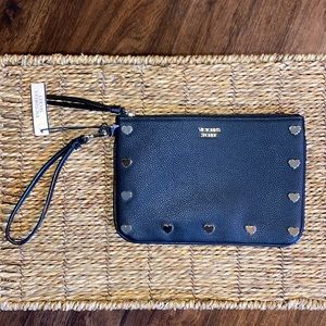 Victoria Secret Gold Heart Embellished Wristlet